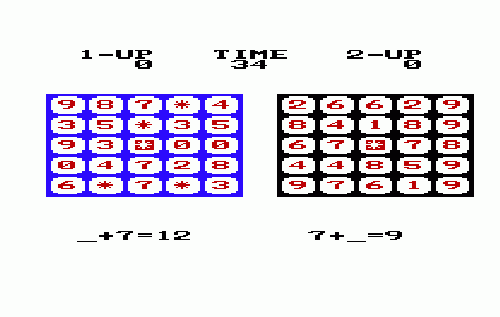 Speed Math & Bingo Math screenshot 2 for Vic-20